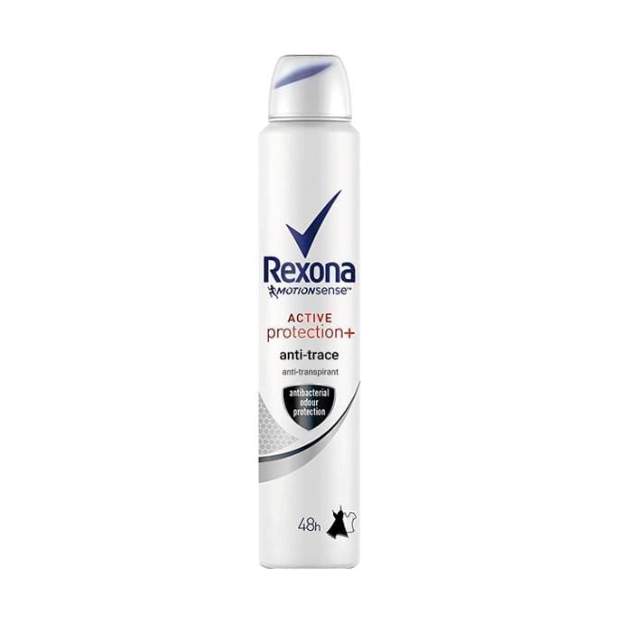 اسپری ضد تعریق زنانه رکسونا مدل Active Protection Anti Trace حجم 200 میل