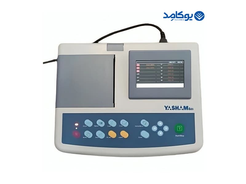 دستگاه نوار قلب ECG برند یاشام مدل شش کانال مدل 635