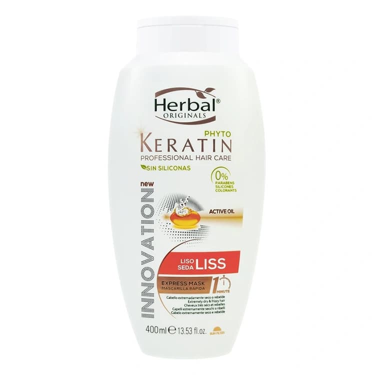 ماسک مو Herbal مدل Phyto Keratin Liso Seda Liss حجم 400 میلی لیتر