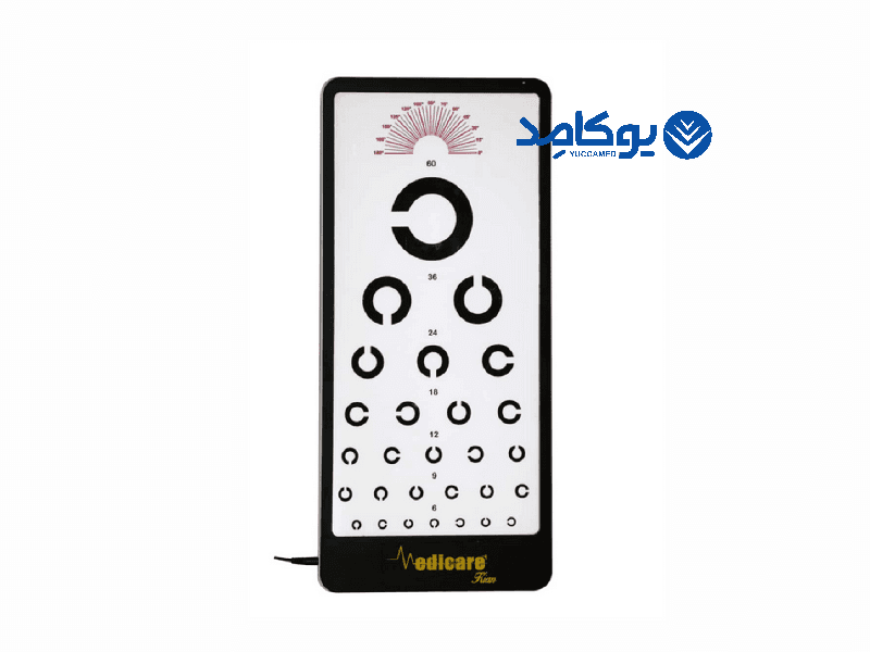 سی چارت بینایی سنجی تک کانال مدیکر — تصویر ۲