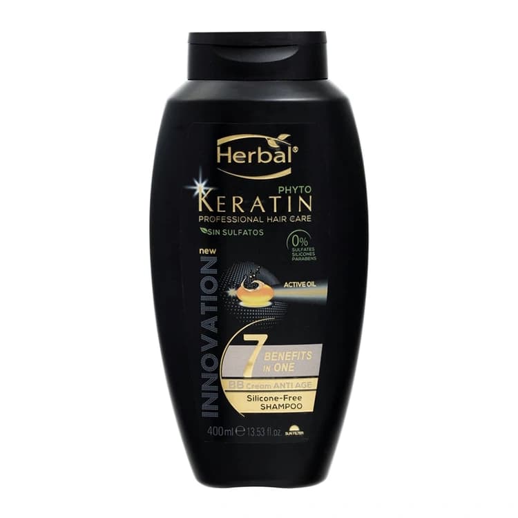 شامپو Herbal مدل Phyto Keratin 7 in 1 Benefits حجم 400 میلی لیتر — تصویر ۲