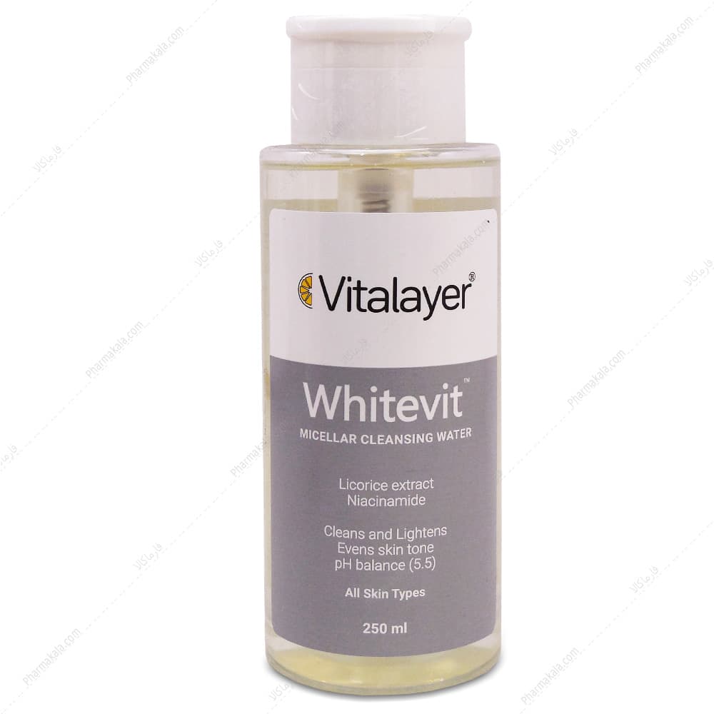 میسلار واتر پوست دارای لک وایت ویت ویتالیر 250ml
