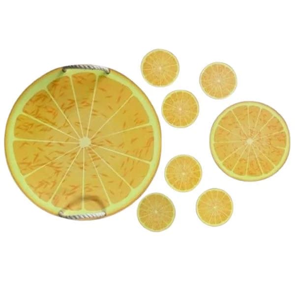 سینی مدل لیمو کد 862 به همراه زیر قابلمه و زیر لیوانی — تصویر ۲