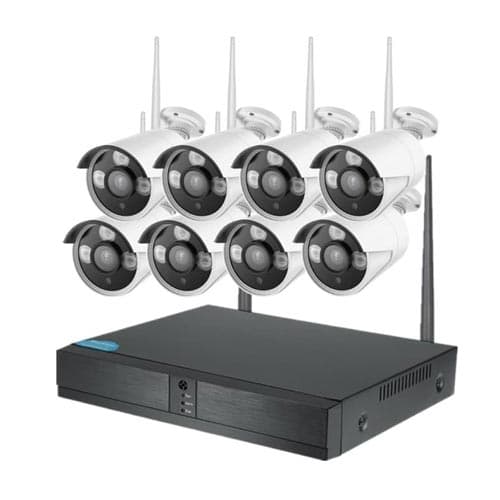 پک 8 دوربین مداربسته بیسیم وایفای WIFI هوشمند