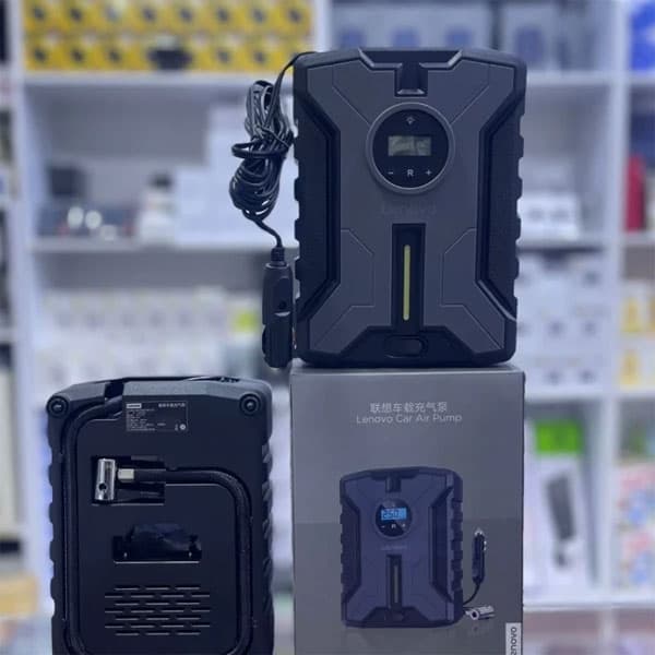 پمپ باد فندکی خودرو لنوو اورجینال مدل Lenovo HV05 + (گارانتی طلایی) — تصویر ۲