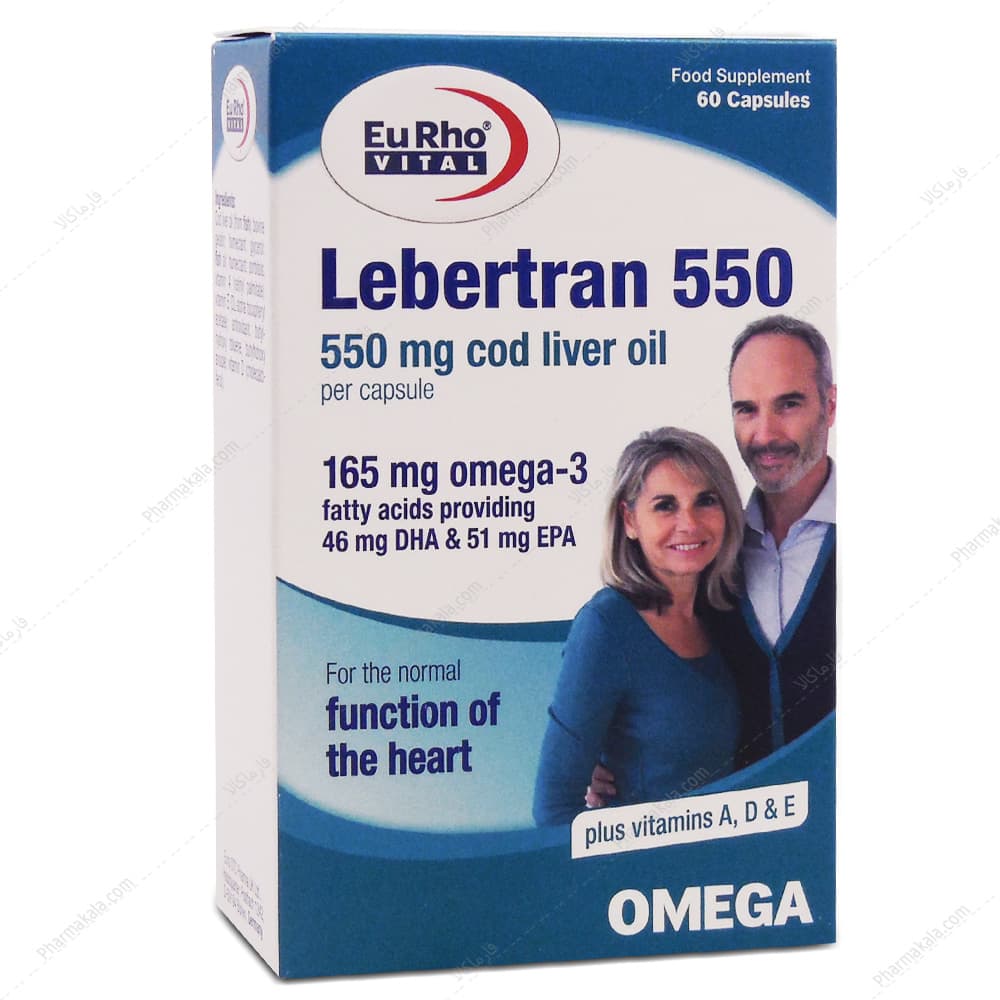کپسول امگا 3 لبرترن 550 یوروویتال 60 عددی