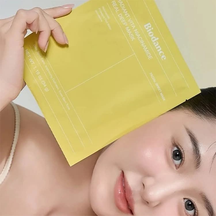 ماسک صورت Biodance مدل Radiant Vita Niacinamide — تصویر ۴