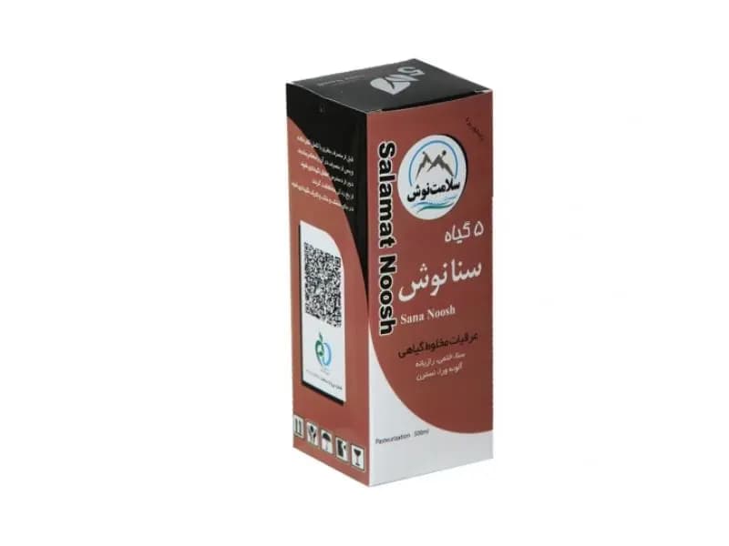 معجون 5 گیاه سنانوش سلامت نوش پاستوریزه