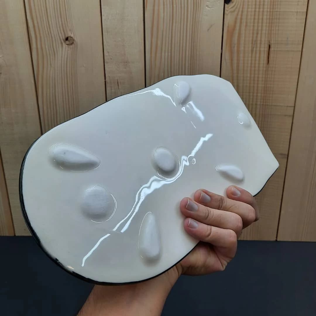 ظرف سرو سرامیکی دست ساز طرح قلب کد 836 — تصویر ۷