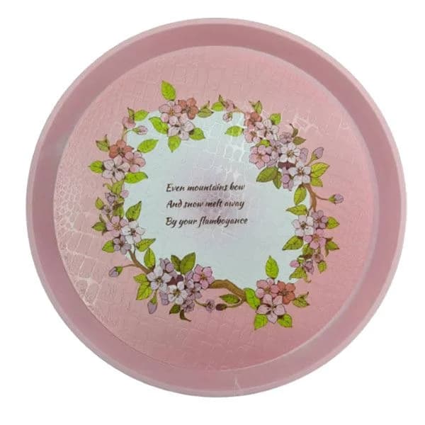 سینی پذیرایی دایره رایکا مدل CRCL-TEXT کد 826
