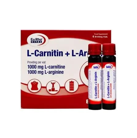 ویال ال کارنیتین و ال آرژنین یوروویتال 6 عددی — تصویر ۷