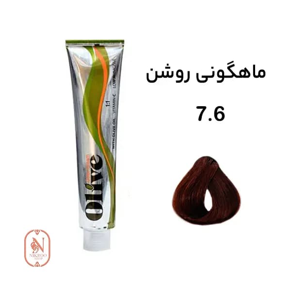 رنگ مو الیو شماره 7.6 رنگ (ماهگونی روشن)