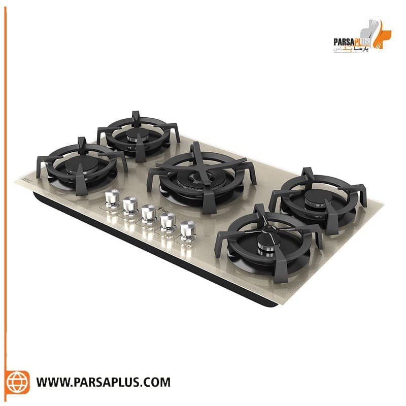 اجاق گاز شیشه ای داتیس مدل DG-567 بژ — تصویر ۲