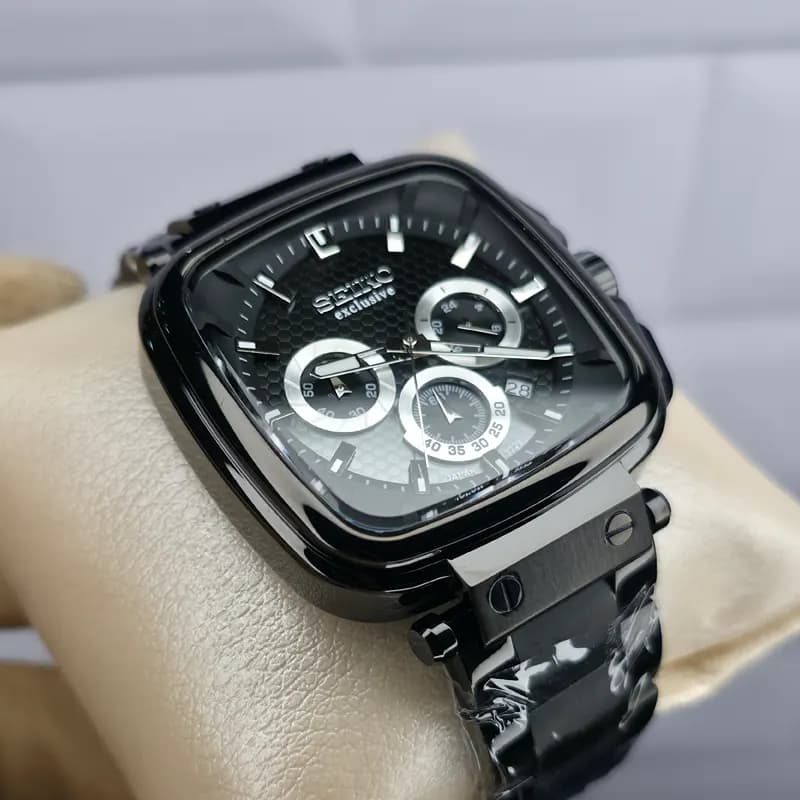 ساعت مچی مردانه سیکو اکسکلوسیو اورجینال ژاپن مشکی مدل 3229G — تصویر ۴