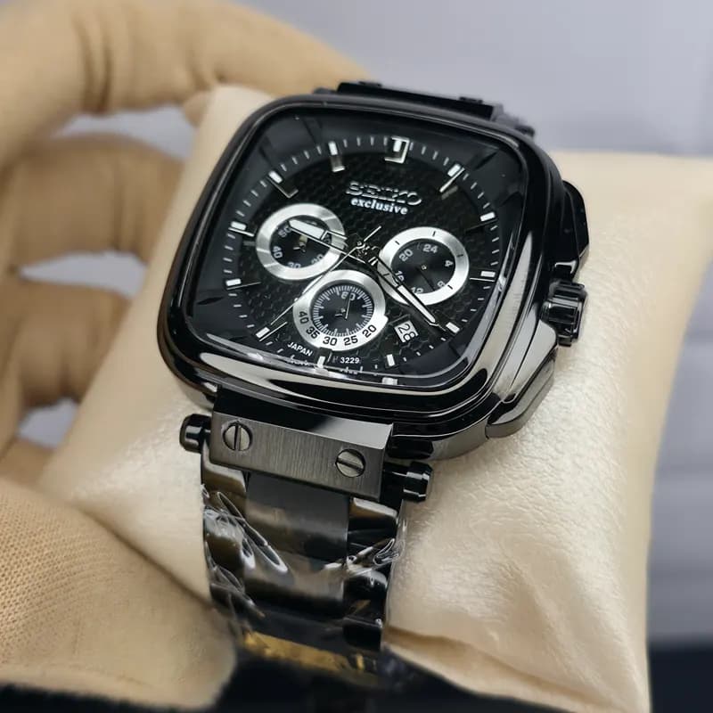 ساعت مچی مردانه سیکو اکسکلوسیو اورجینال ژاپن مشکی مدل 3229G — تصویر ۵