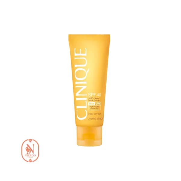 کرم ضد آفتاب جوانساز کلینیک SPF 50 حجم 50 میل مناسب انواع پوست