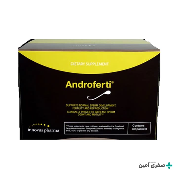 ساشه آندروفرتی کیو فارما 60 عددی — تصویر ۳