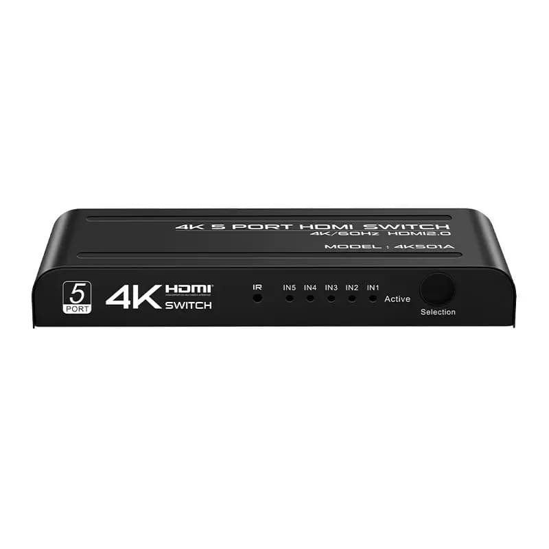 سوییچ 5 پورت HDMI مدل 4K501 بدنه فلزی — تصویر ۵