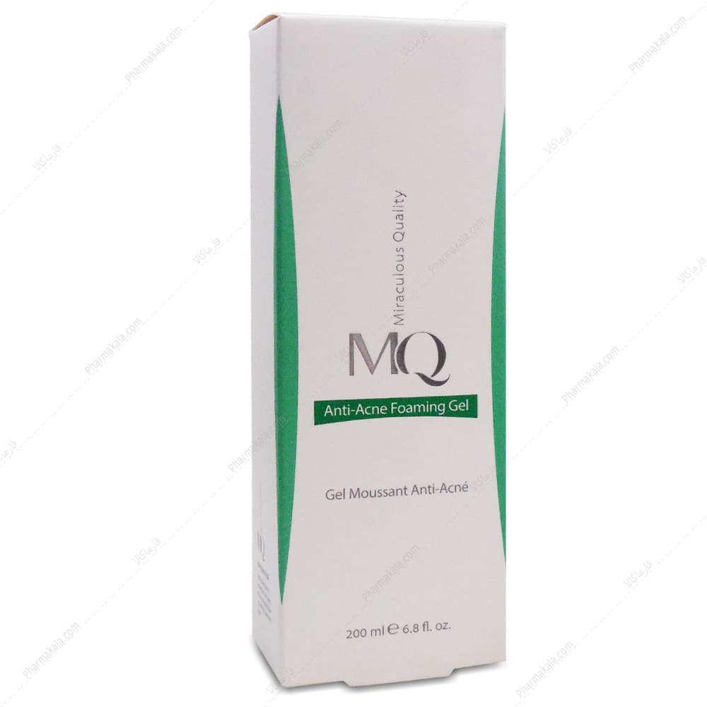 فوم ژل شستشوی صورت پوست آکنه دار ام کیو 200ml