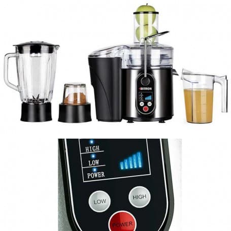 آبمیوه گیری سه کاره بایترون مدل BAM-600 — تصویر ۲