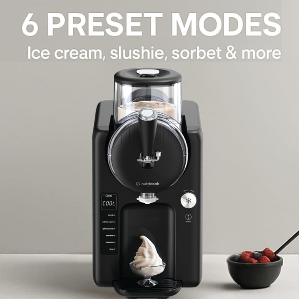 🍦 بستنی ساز نوتریکوک FRS330: کمپرسور داخلی، 6 برنامه و 1.8L ظرفیت!