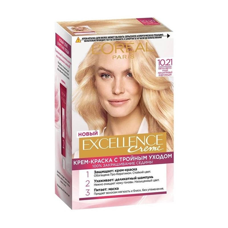 رنگ مو لورال 10.21 بلوند مرواریدی روشن LOREAL