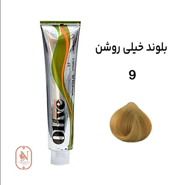 رنگ مو الیو شماره 9 (بلوند خیلی روشن)