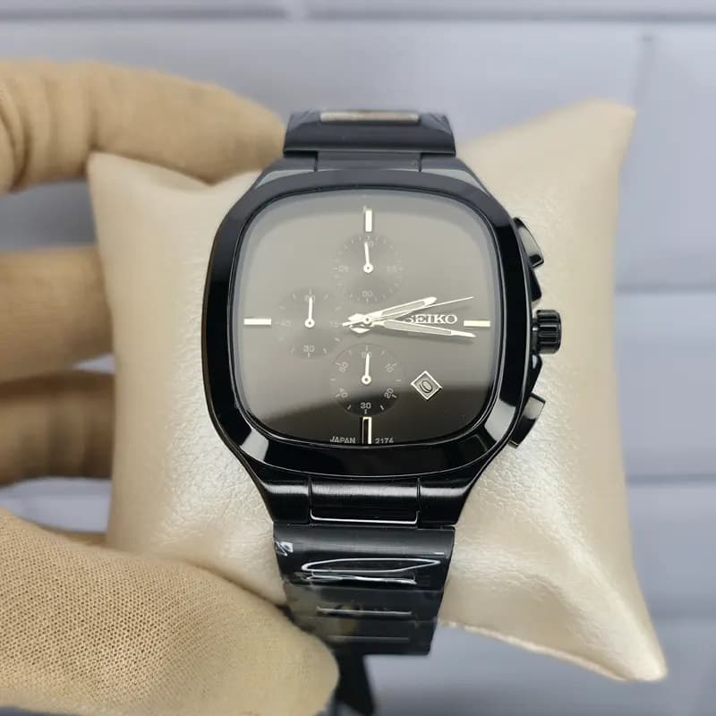 ساعت مچی مردانه سیکو اکسکلوسیو اورجینال ژاپن مشکی مدل 2174G — تصویر ۳