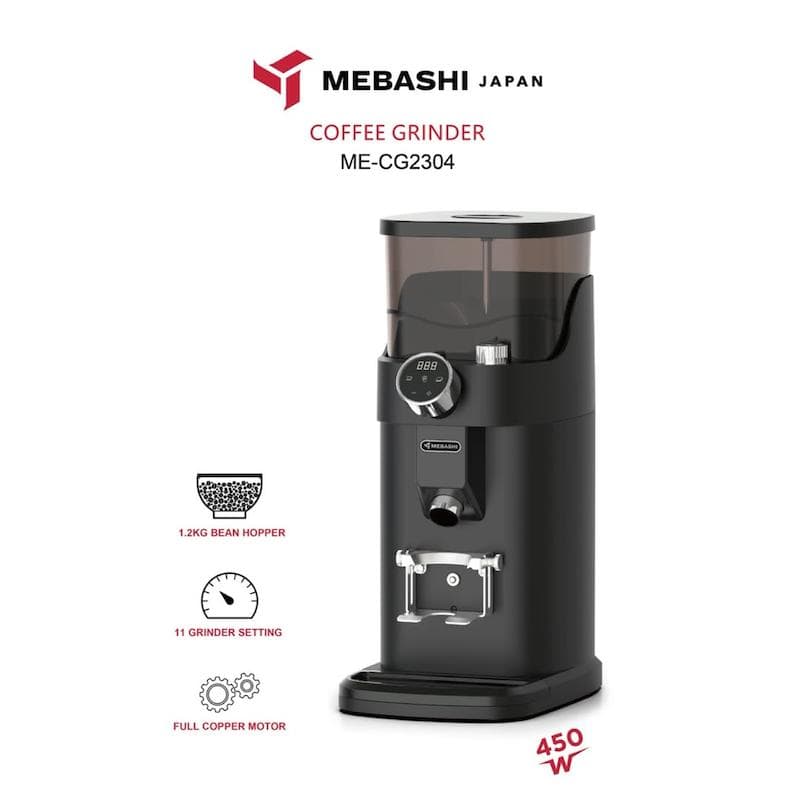 آسیاب قهوه مباشی مدل ME-CG2304: قدرت 450W، ظرفیت 1.2Kg و کنترل پنل لمسی