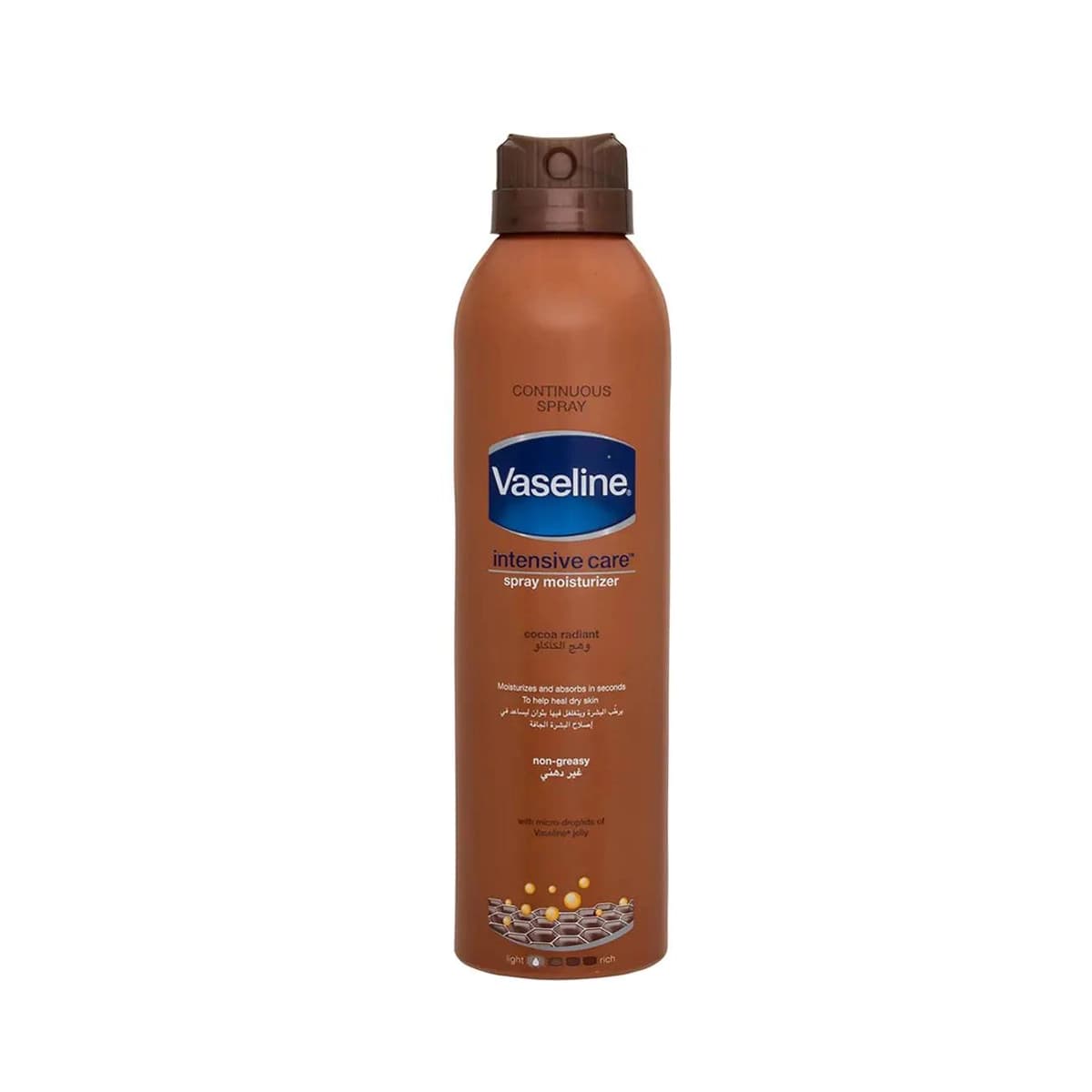 اسپری مرطوب کننده بدن وازلین کاکائو Vaseline