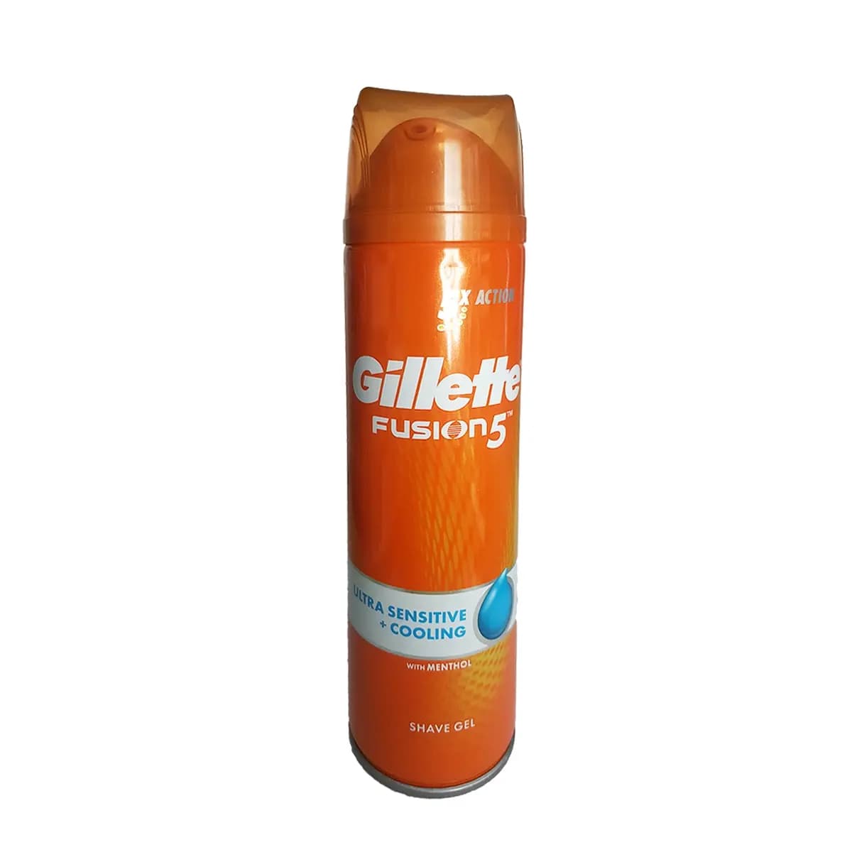 ژل اصلاح ژیلت فیوژن 5 پوست خیلی حساس و خنک کننده Gillette