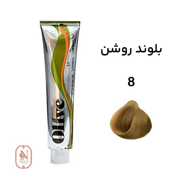 رنگ مو الیو سری نچرال شماره 8 رنگ (بلوند روشن)