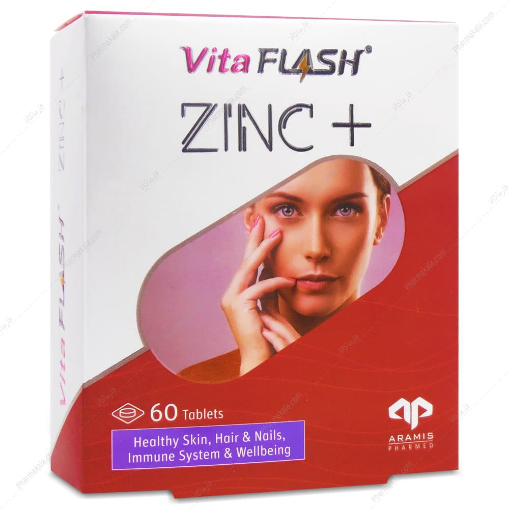 قرص زینک پلاس +Zinc ویتافلش 60 عددی — تصویر ۲