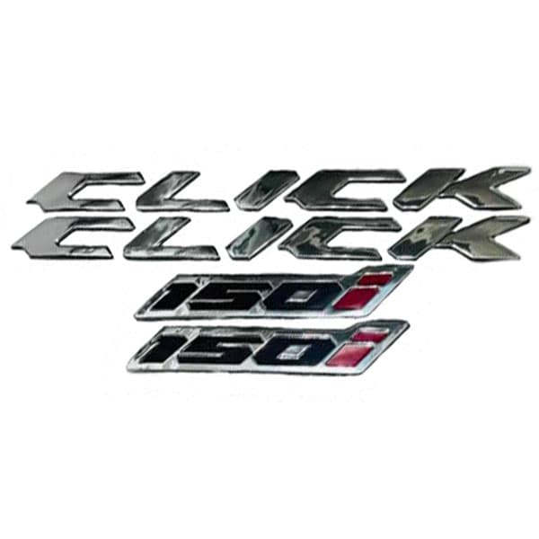 آرم بدنه برجسته موتور سیکلت وارون مدل L-39-CLK-150i مناسب برای هوندا کلیک بسته 4 عددی — تصویر ۲