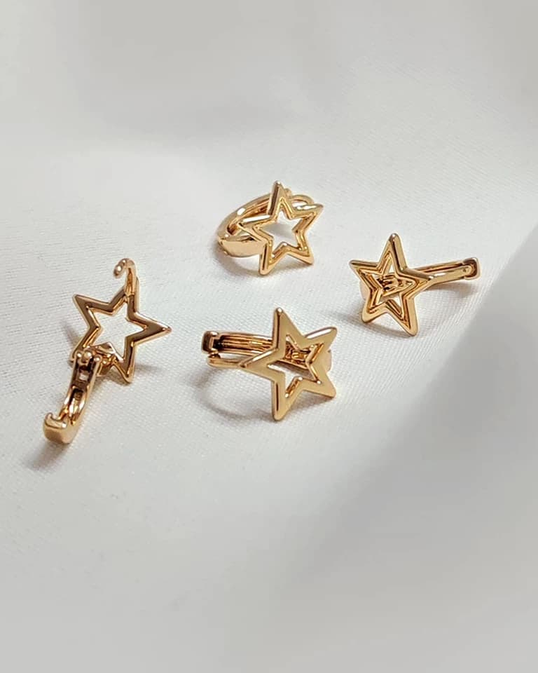 گوشواره حلقه ای ستاره دریم