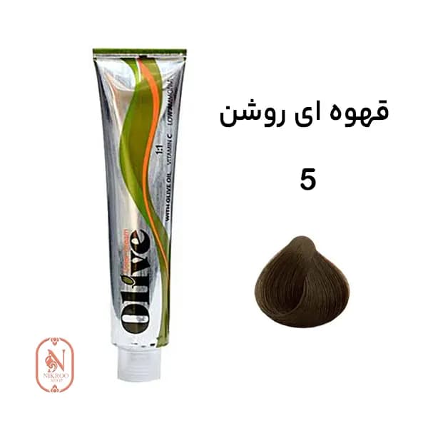 رنگ مو الیو سری نچرال شماره 5 (قهوه ای روشن)