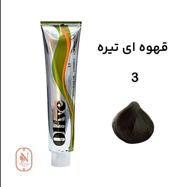 رنگ مو الیو سری نچرال شماره 3 (قهوه ای تیره)