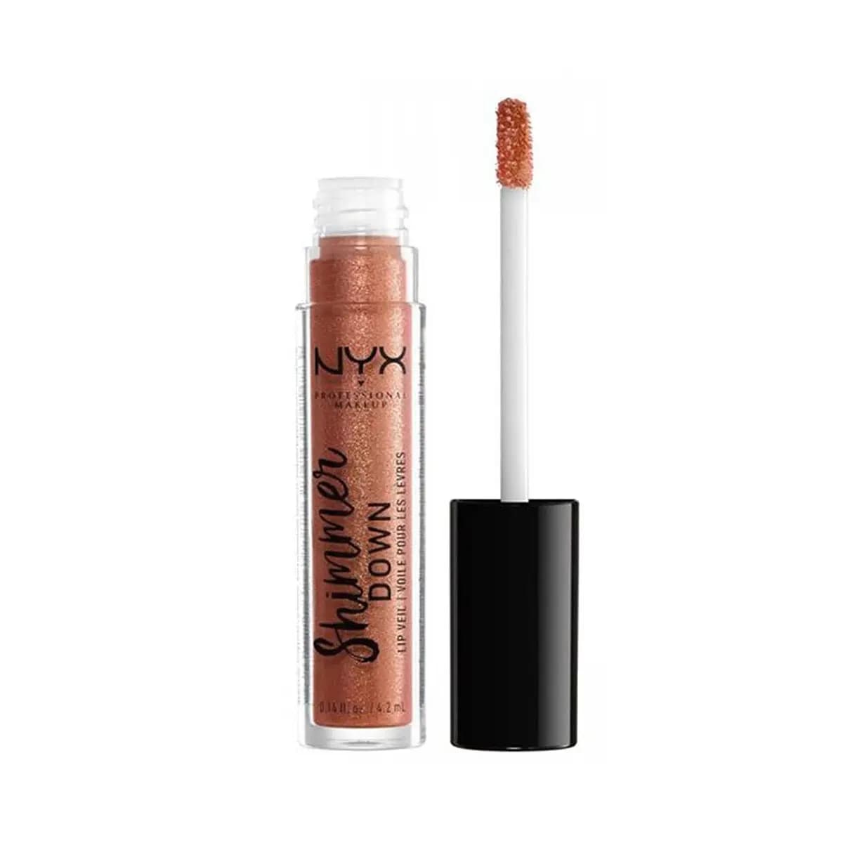 رژ لب مایع نیکس مدل شیمر شماره NYX Shimmer Down 02