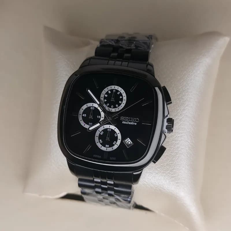 ساعت مچی مردانه سیکو اکسکلوسیو اورجینال ژاپن مشکی مدل 3232G — تصویر ۵
