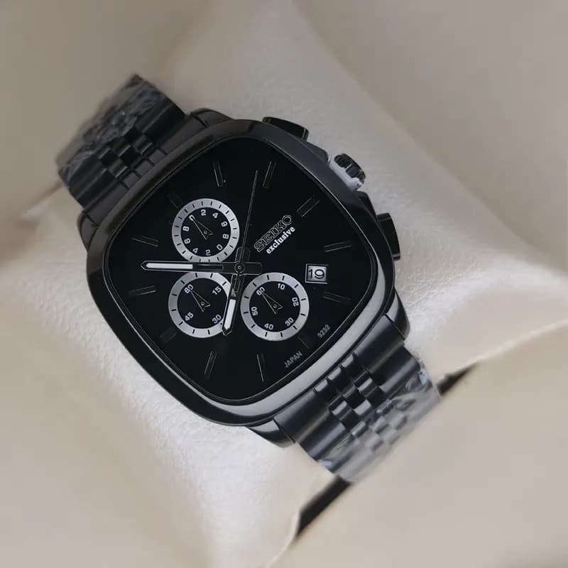 ساعت مچی مردانه سیکو اکسکلوسیو اورجینال ژاپن مشکی مدل 3232G — تصویر ۴