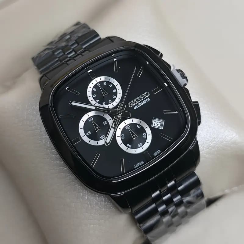 ساعت مچی مردانه سیکو اکسکلوسیو اورجینال ژاپن مشکی مدل 3232G — تصویر ۷