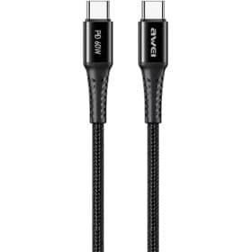 کابل Type-C به Type-C فست شارژ AWEI مدل CL-182C — تصویر ۲