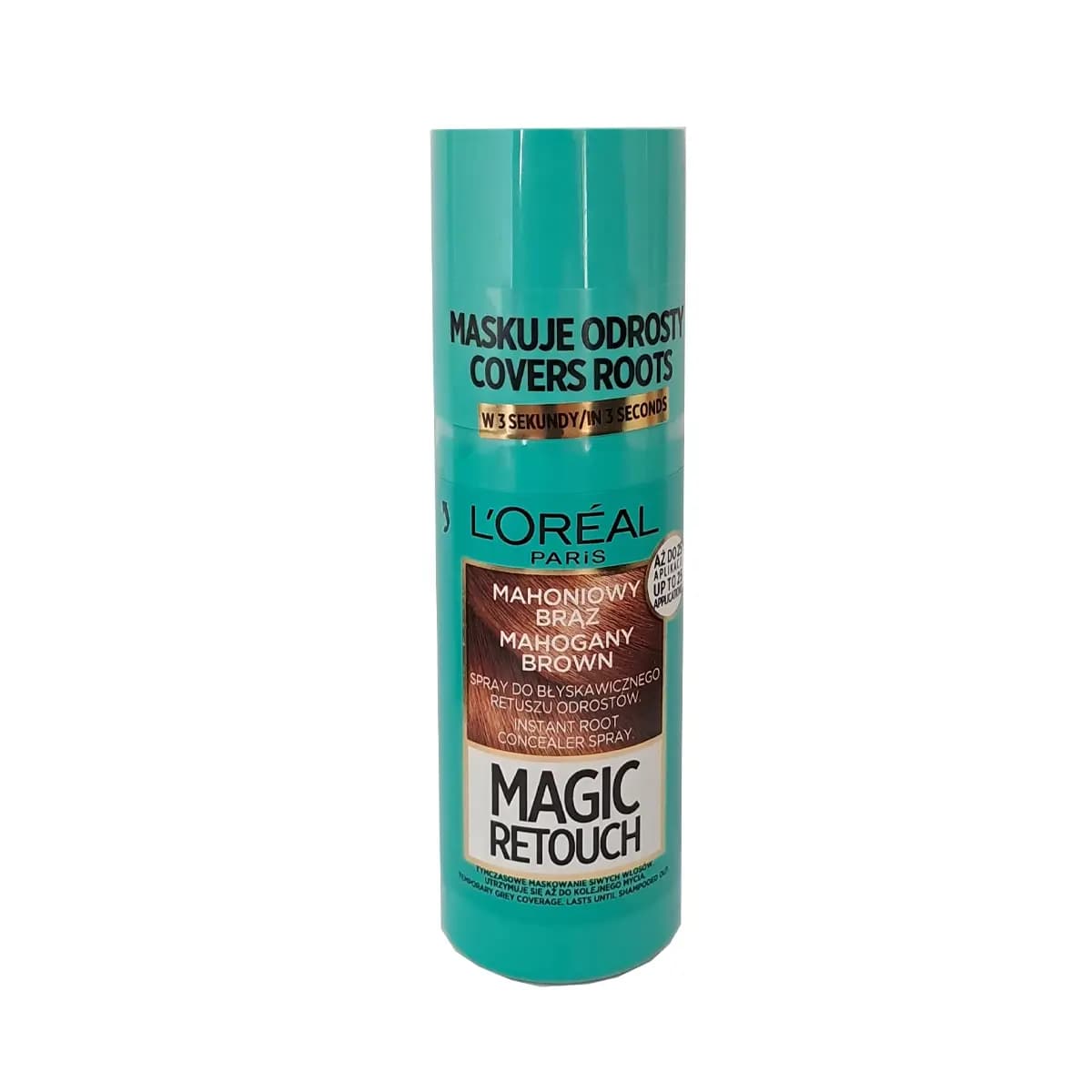 اسپری کانسیلر ریشه مو لورال قهوه ای ماهگونی Loreal Mahogany Brown
