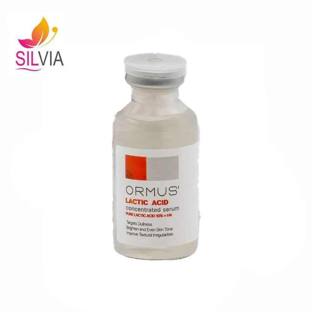 سرم لاکتیک اسید 10% + HA مناسب انواع پوست اورموس 30 میل — تصویر ۳