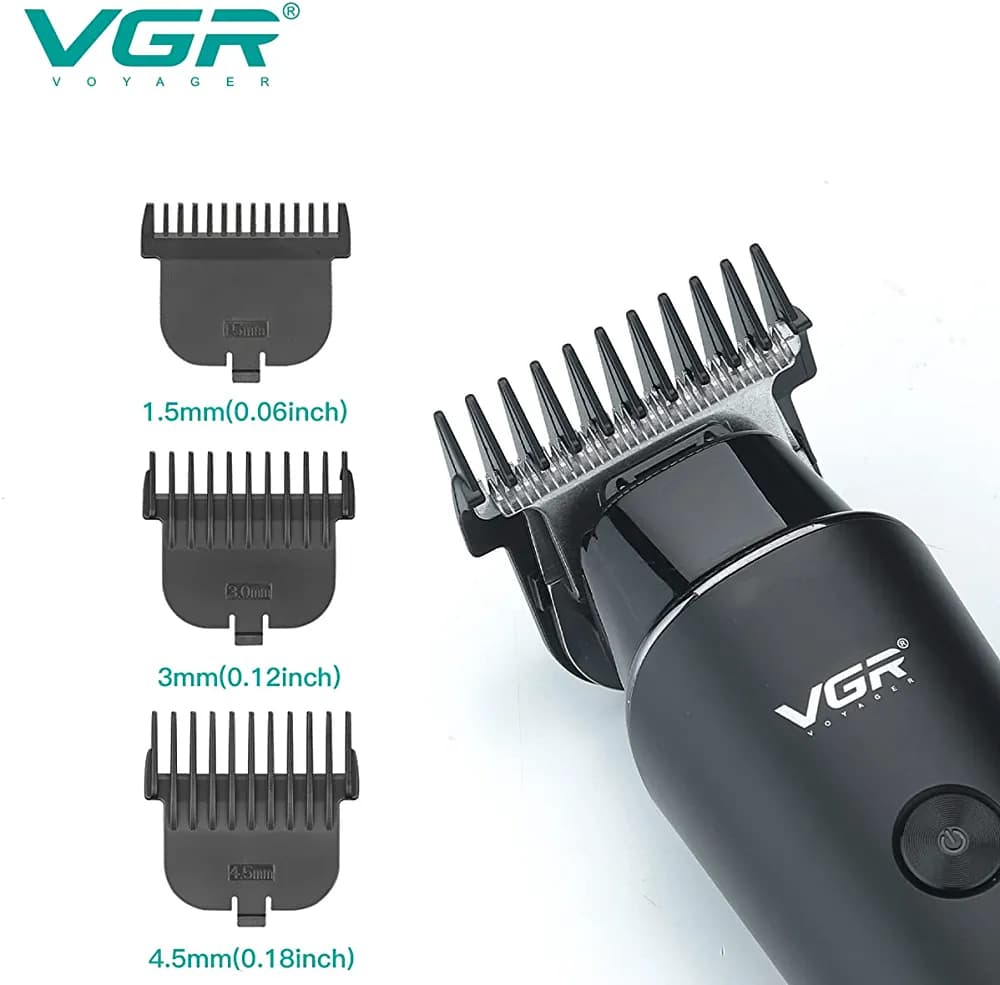 ماشین اصلاح VGR مدل V-937 (خط‌زن، ۵۰۰ دقیقه شارژدهی، ۹۰۰۰ دور/دقیقه) — تصویر ۴
