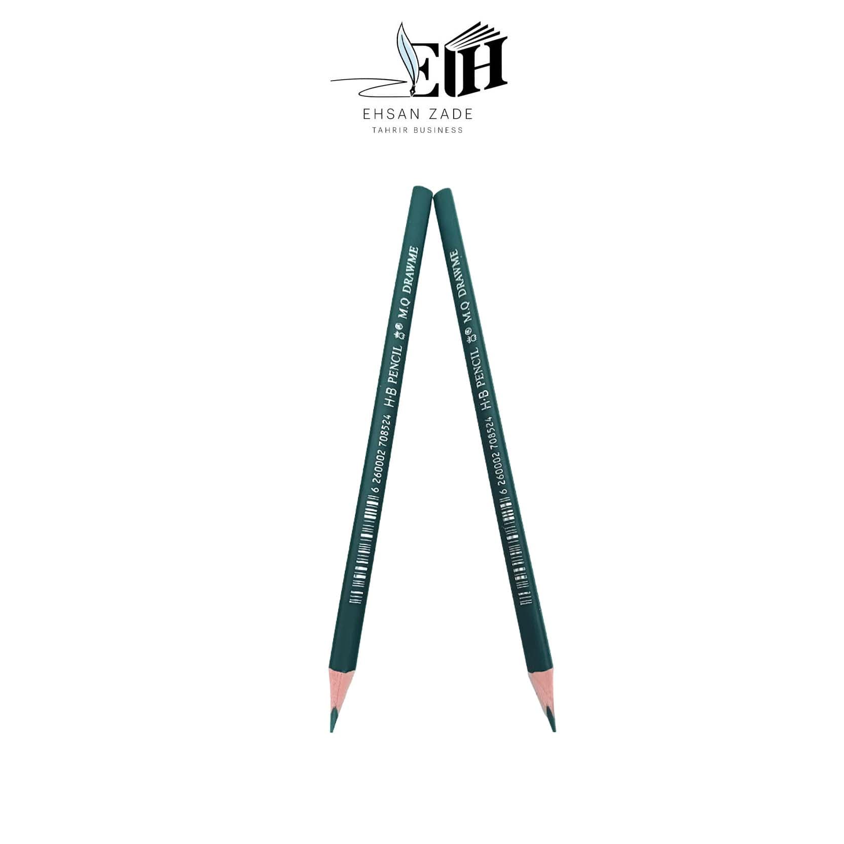 ام کیو-مداد مشکی چوب قرمز کد H13 (12 عددی) — تصویر ۳