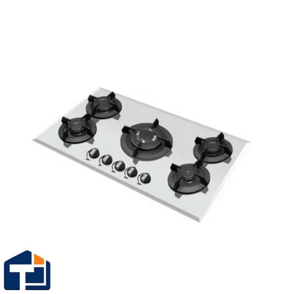 اجاق گاز 5 شعله تاکنو گاز G-115 سفید