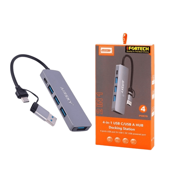 هاب سوییچ 4 پورت IFORTECH تایپ سی مدل HC-13EL