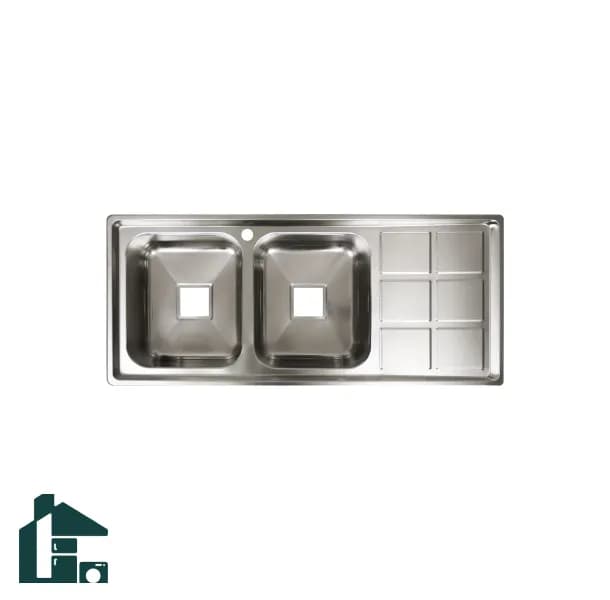 سینک ظرفشویی تاکنو گلد مدل S-102 استیل — تصویر ۴
