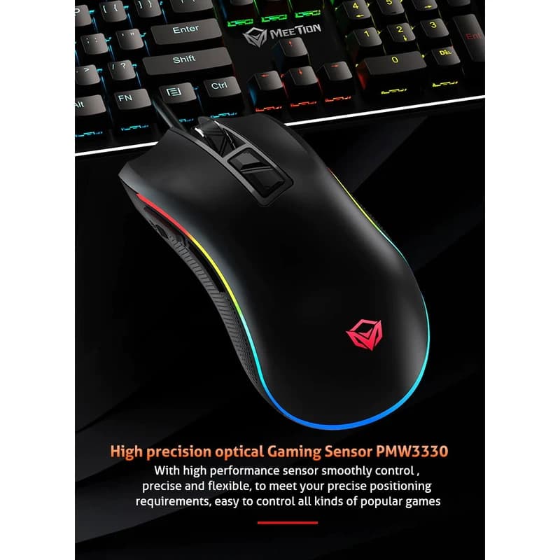 ماوس سیم دار گیمینگ میشن مدل G3330 — تصویر ۵